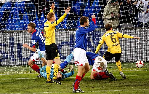 SPISSENE SCORET: B�de Bengt S�ternes og Moa puttet i kveldens kamp mot Lillestr�m.
