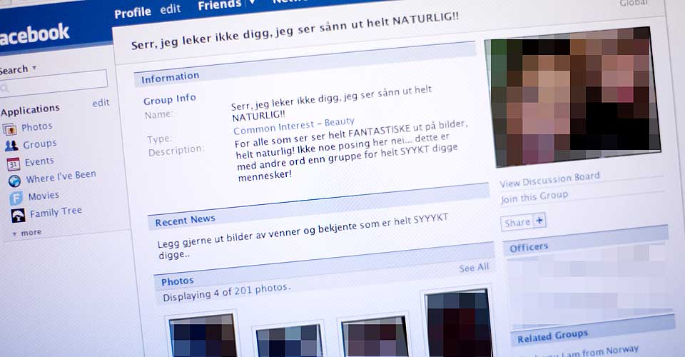 MYE PERSONLIG INFORMASJON: Det blir mer og mer vanlig � legge ut b�de bilder og personlig informasjon p� nett, ogs� for barn og unge. Mange organisasjoner oppfordrer barn til � v�re anonyme p� nett, og unng� � legge ut bilder av seg selv.
