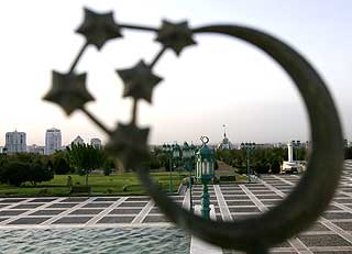 ASHGABAT: Turkmenistan er i f�rste ledd av Silkeveien.
