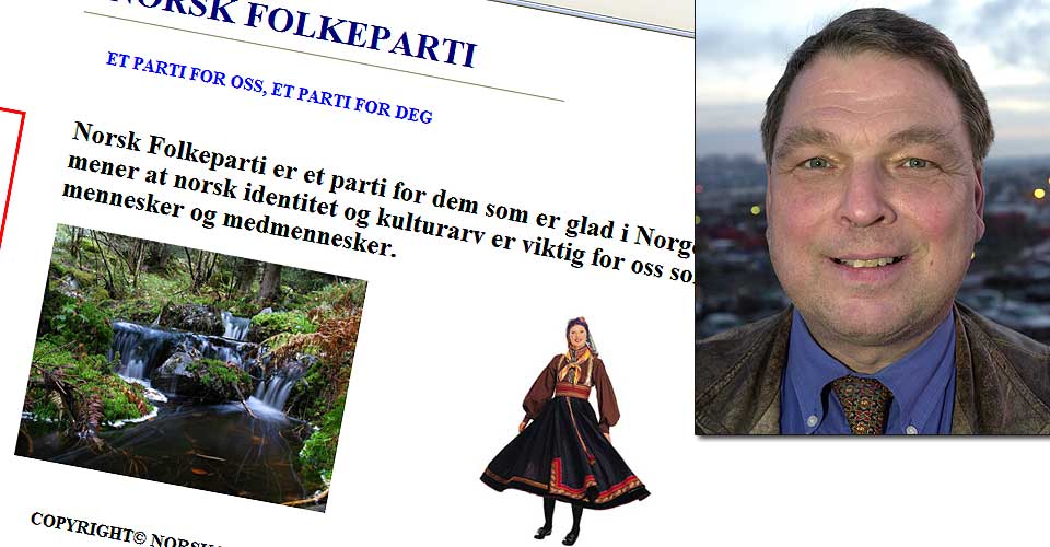 ANMELDER NY TID:: Norsk Folkepartis formann Oddbj�rn Jonstad har tatt Ny Tid-redakt�r Dag Herbj�rnsrud p� ordet og anmeldt dem til politiet for � ha medvirket til � spre rasistiske ytringer.