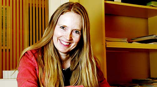 VIL ADVARE: Leder i Skuespillerforbundet, Agnete Haaland.