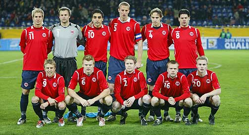 SATSET UNGT: Men de norske gutta klarte ikke � sikre Norge en seier i 2008.