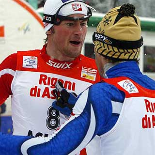 UREDD: Petter Northug jr. har v�rt i mange offentlige diskusjoner, men etter sprintseieren under forrige Tour de Ski havnet han i en disputt med italienske Georgio Di Centa.