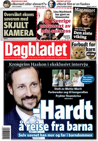 LES MER: Hele det eksklusive intervjuet finner du i dagens utgave av Dagbladet p� papir.