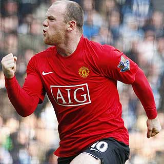 MATCHVINNER: Wayne Rooney avgjorde kampen med en scoring rett før pause.