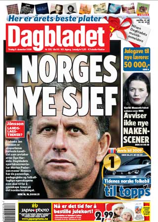 KLAR KANDIDAT: Dagbladets fotballkommentator Morten Pedersen er en av de som tror Jan J�nsson kunne blitt en god landslagssjef for Norge.
