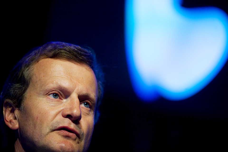 T�FF DAG: Konsernsjef Jon Fredrik Baksaas kan risikerer � m�tte betale et erstatningskrav p� 2,8 milliarder kroner.
