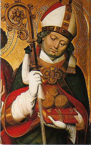 JULENISSENS STAMFAR: Den tyrkiske helgenen St. Nikolaus.