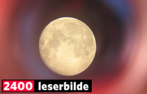  SOGNDAL:  Tatt med Canon Ixus 400 gjennom teleskop.