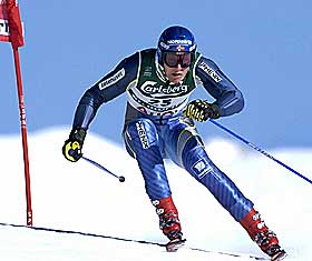 VM-SENSASJON: Aksel Lund Svindal kj�rte seg opp fra 13. til 5. plass i finaleomgangen i dag.