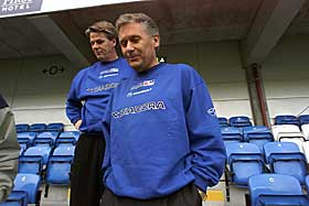 SPARKET: Kalle Bjørklund og Gunder Bengtsson fikk sparken i Molde i dag.