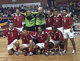 KLARE FOR EM: Norges landslag i futsal.