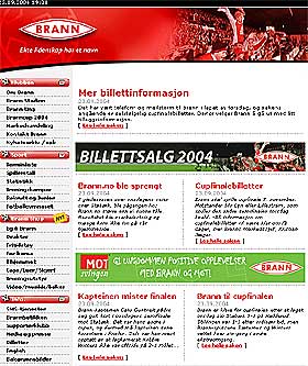 BEKLAGER: Brann.no lover � �kte kapasiteten etter at hjemmesida ble sprengt i g�r kveld.